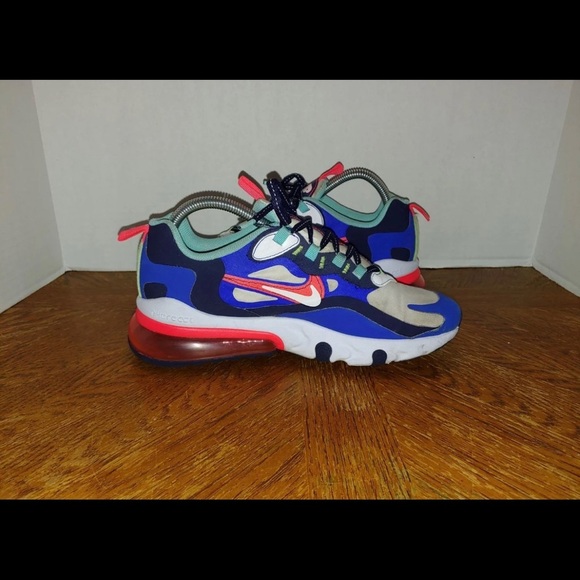 Nike Air Max 270 React SE (GS)Youth size 7 Metallic CU6697 001. - Picture 5 of 11